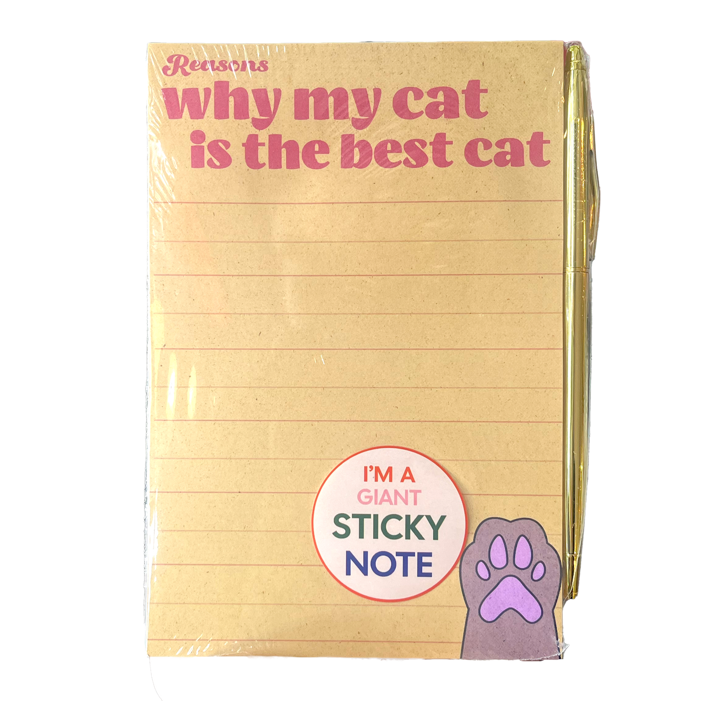 Why My Cat is the Best Cat Sticky Notes