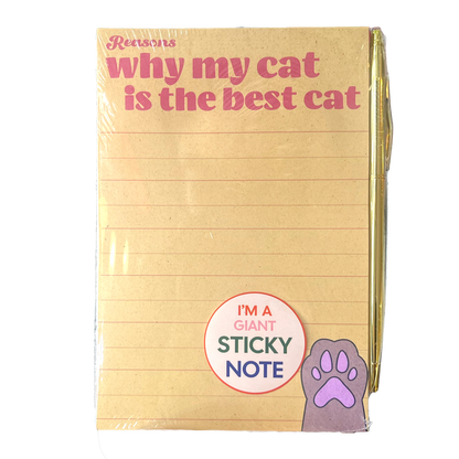 Why My Cat is the Best Cat Sticky Notes