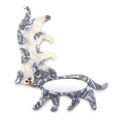 Cat Swing-Hinge Folding Compact Mirror