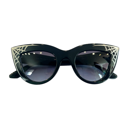 Pin Striped Colorful Cobweb  Sunglasses