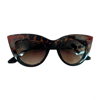 Pin Striped Colorful Cobweb  Sunglasses