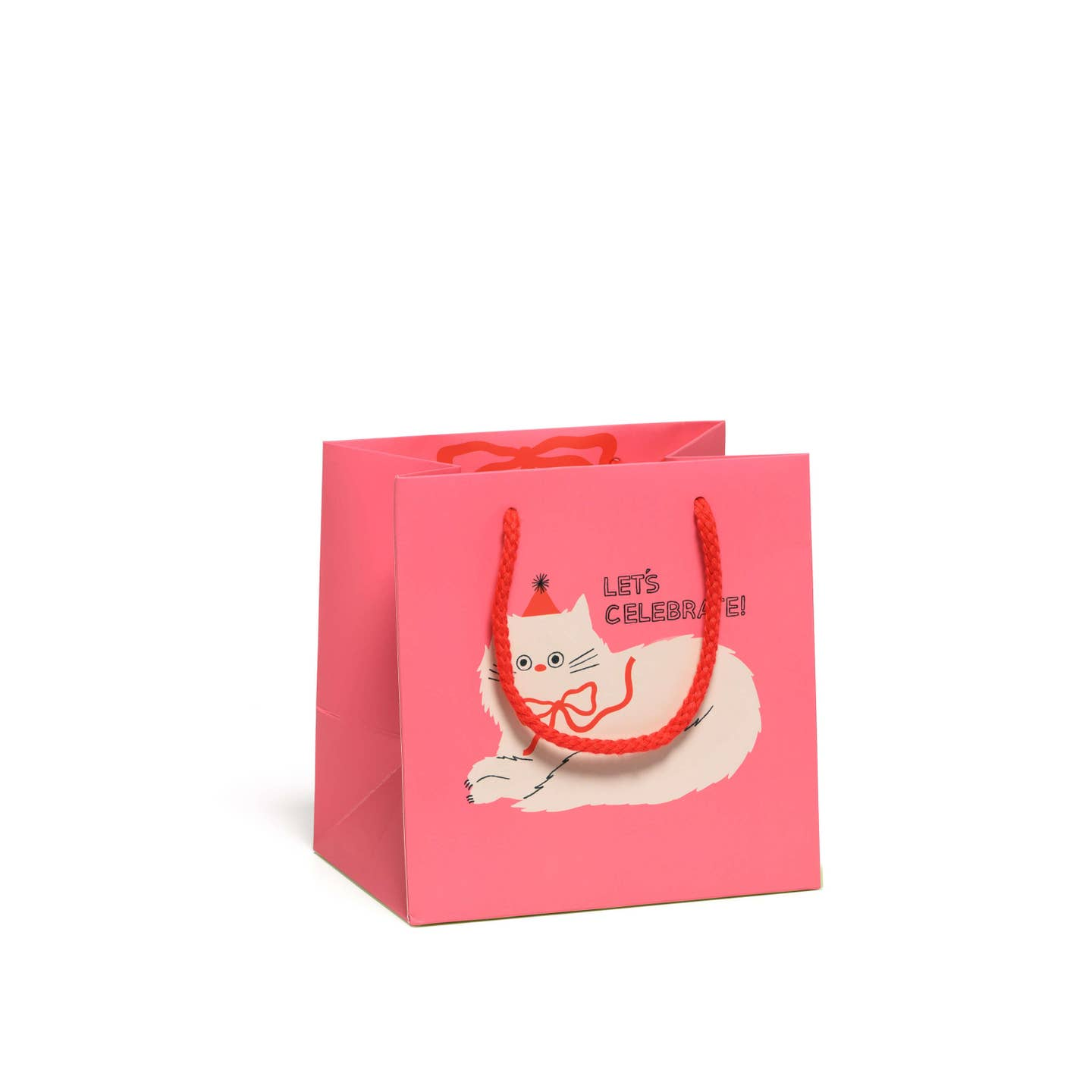 Let's Celebrate Cat Small Gift Bag