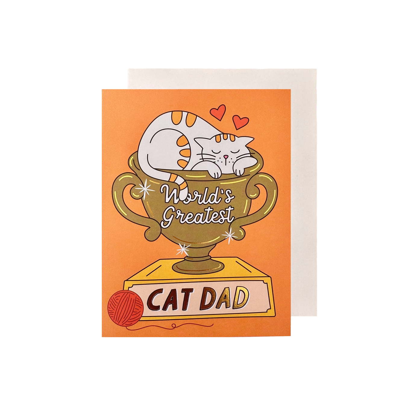 Worlds Greatest Cat Dad Card