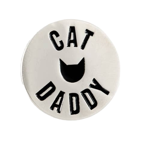 Cat Daddy Enamel Pin