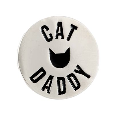 Cat Daddy Enamel Pin