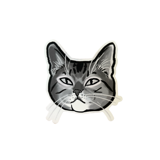 Cat Head Sticker