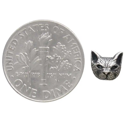 Cat Head Post Earrings