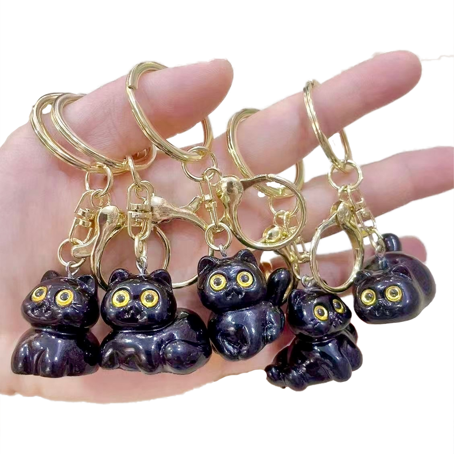 Black Cat Key Charm