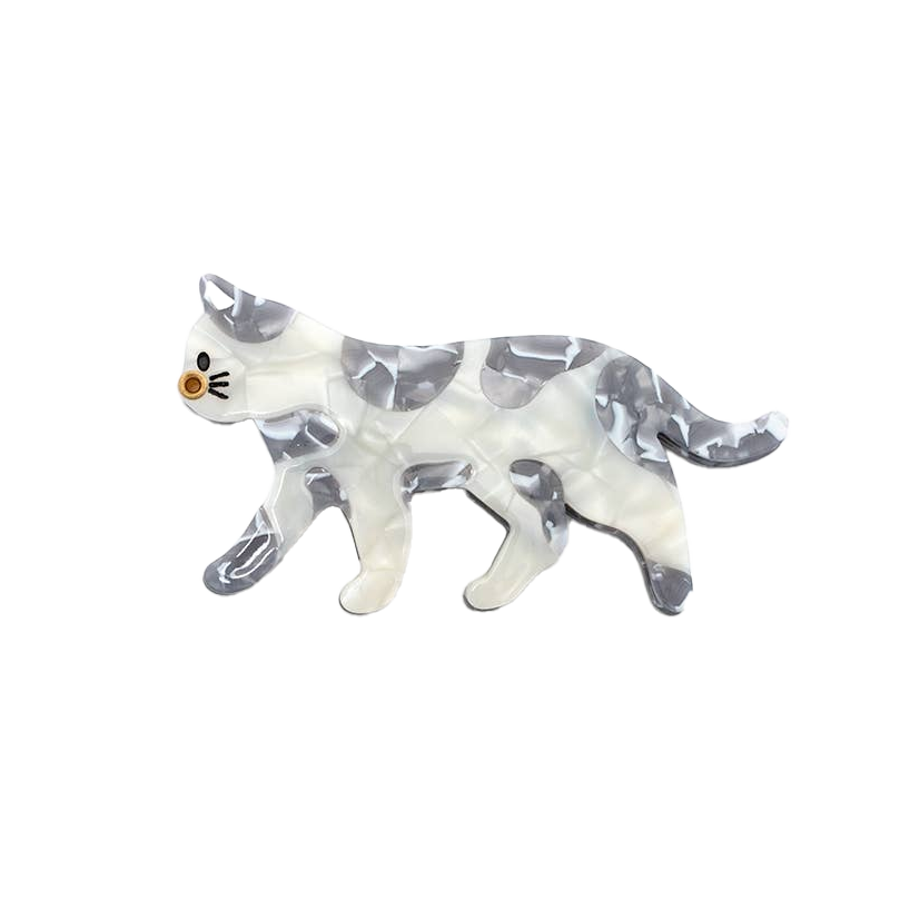 Cat Swing-Hinge Folding Compact Mirror