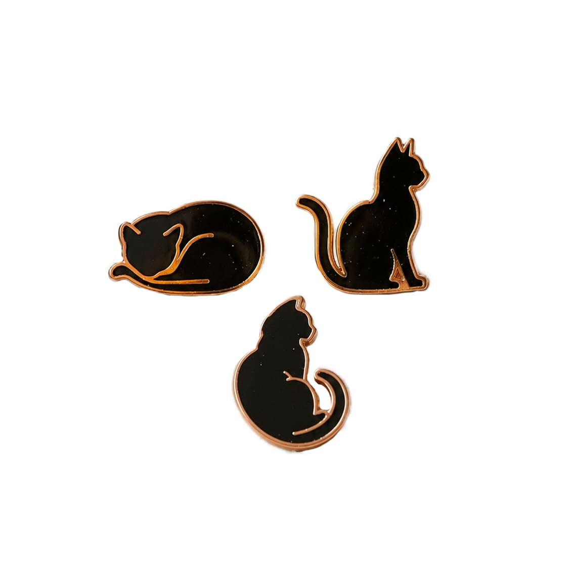 Feline Forms Enamel Pin