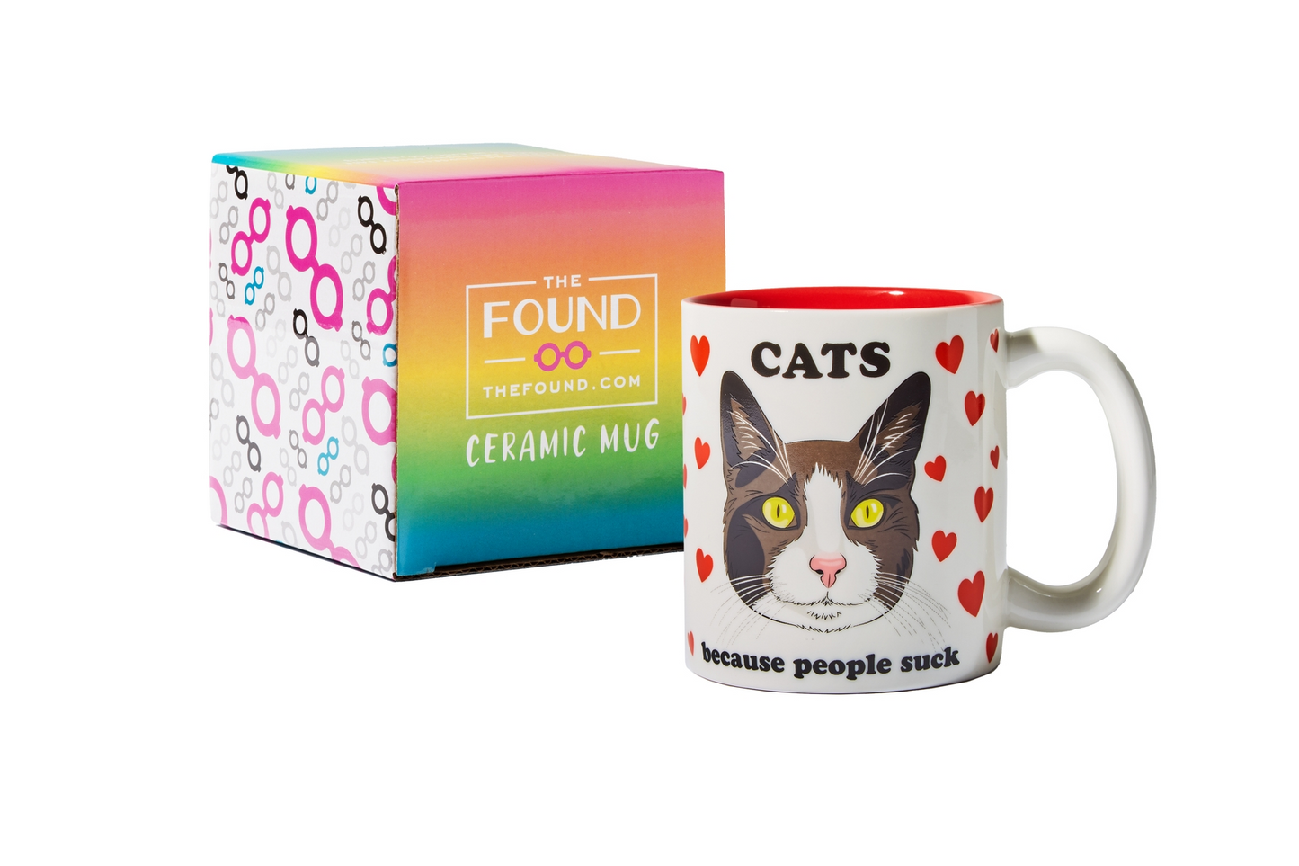 Cats Because People Suck Coffee Mug