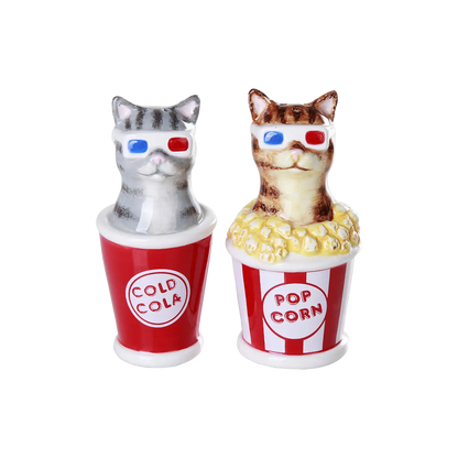 3D Kitty Cats Salt and Pepper Shaker Set