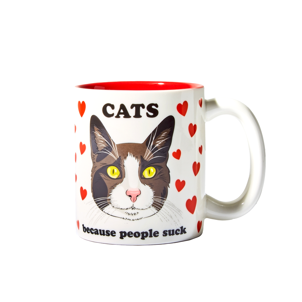 Cats Because People Suck Coffee Mug