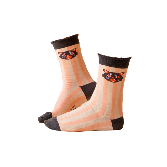 Spooky Kitty Crew Socks