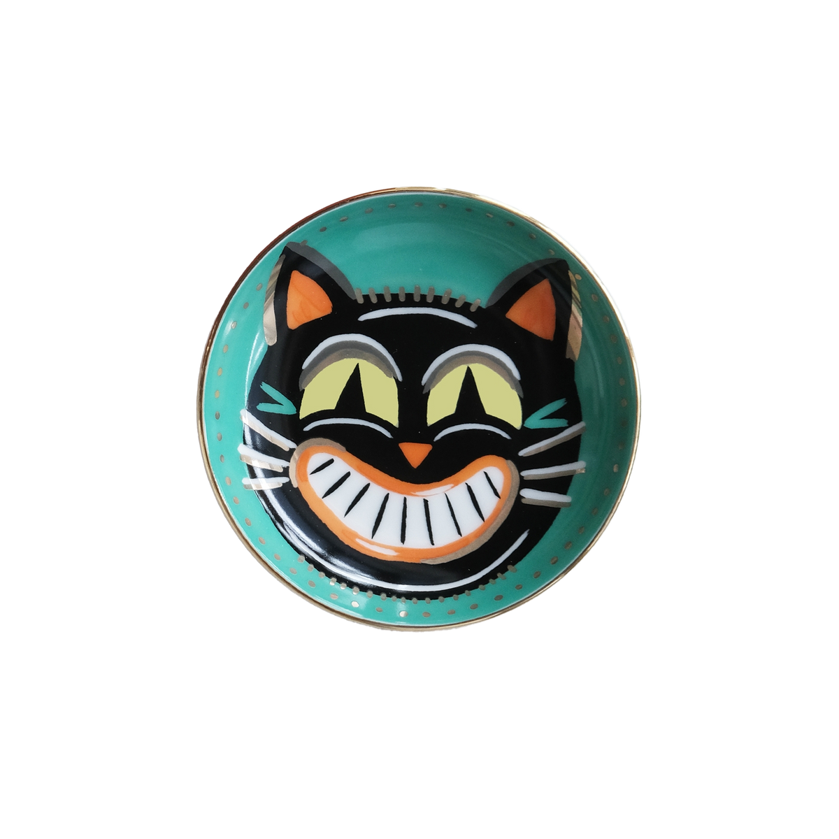 Vintage Cat Trinket Dish