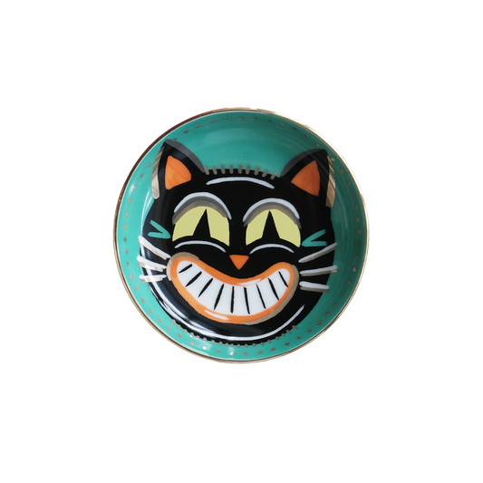 Vintage Cat Trinket Dish