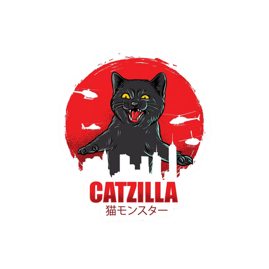 Catzilla Vinyl Sticker