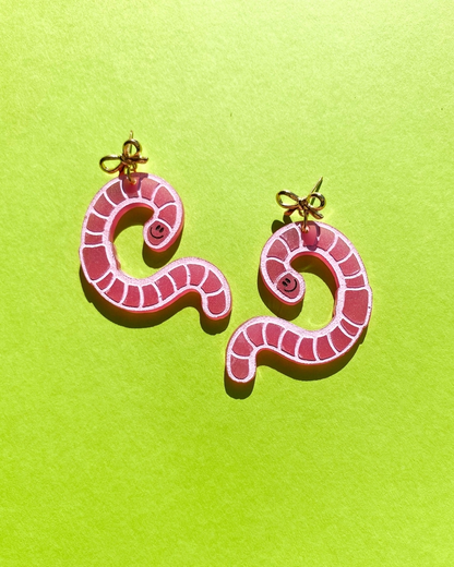 Cutie Worm Earrings