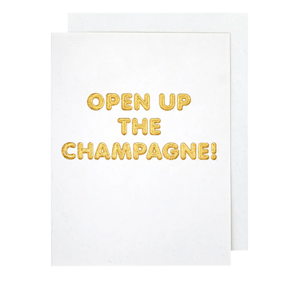 Open Up the Champagne Congrats Card