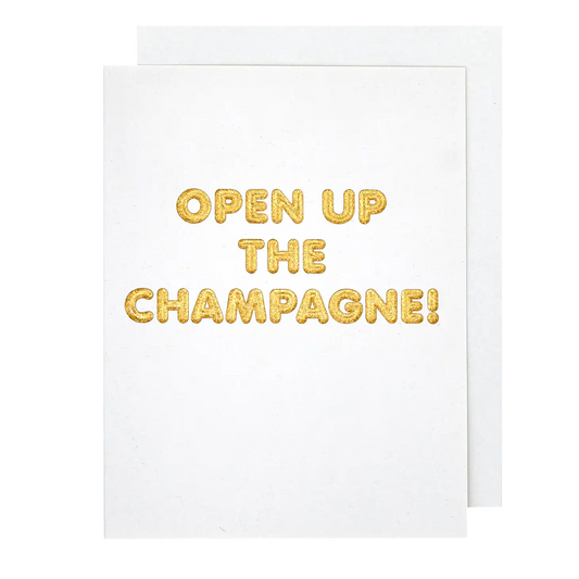 Open Up the Champagne Congrats Card