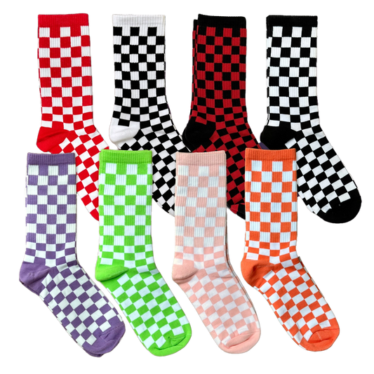 Checkered Skater - Unisex Socks
