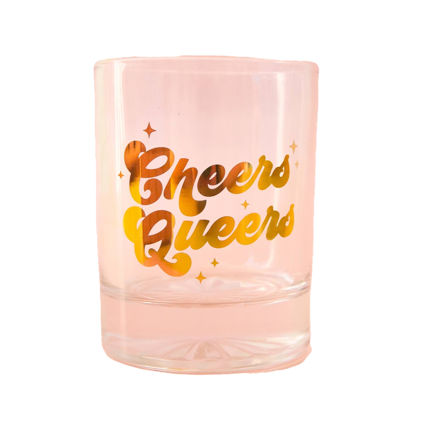 Cheers Queers Glass Tumbler