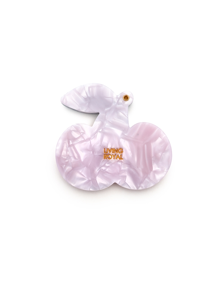 Cherries Swing-Hinge Folding Compact Mirror