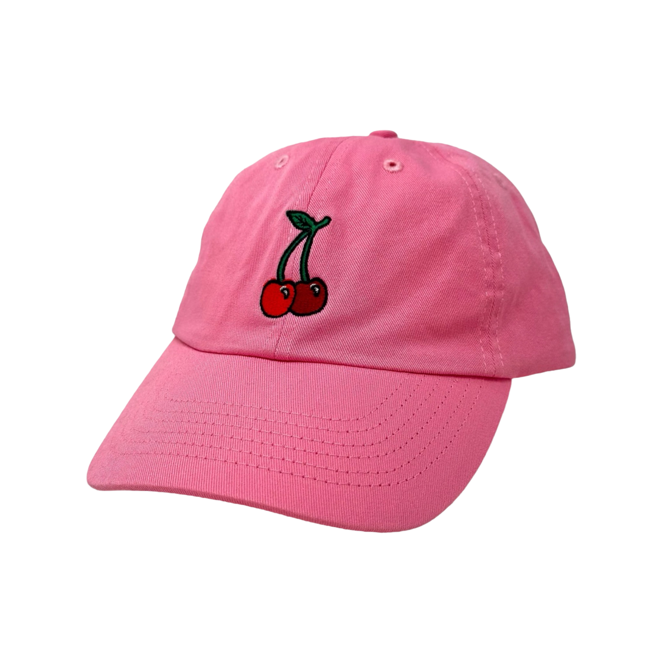Cherries Embroidered Hat