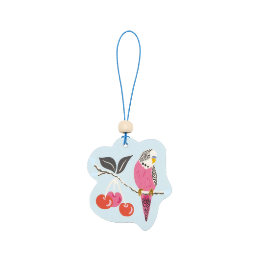 Birds in a Cherry Tree Car Air Freshener