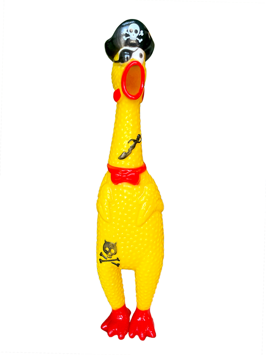 Pirate Rubber Chicken Toy