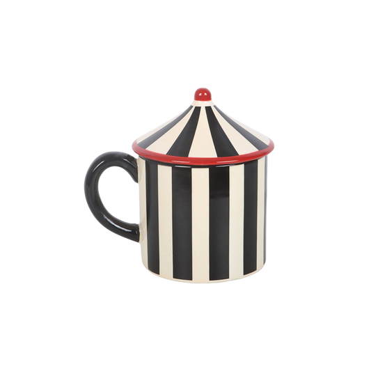 Black Striped Circus Tent Mug