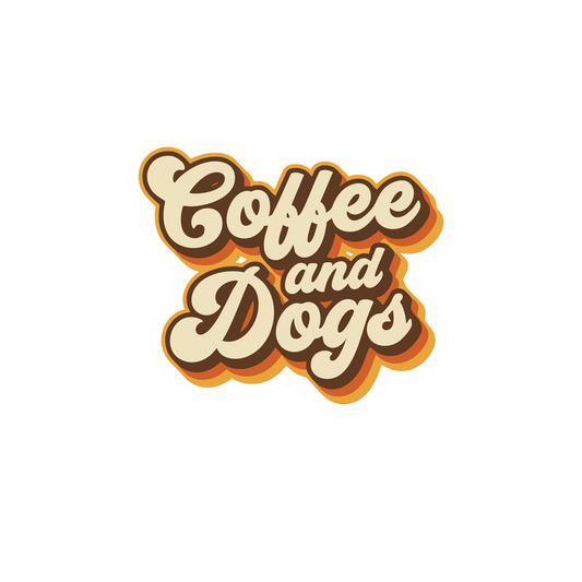 Coffee And Dogs Sticker