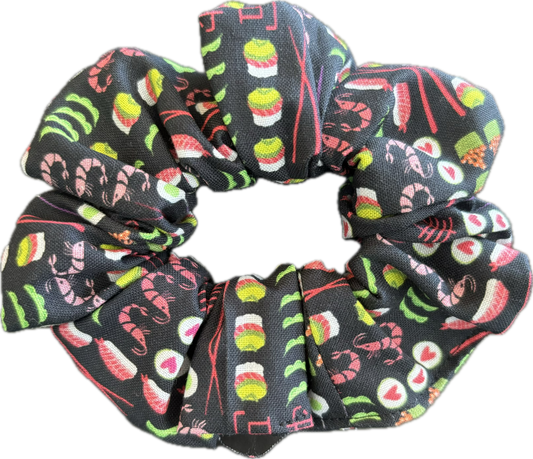 Sushi Handmade Scrunchy