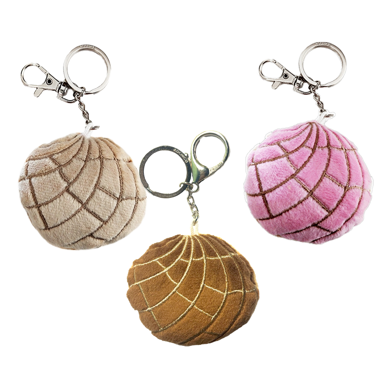 Plush Concha Keychain