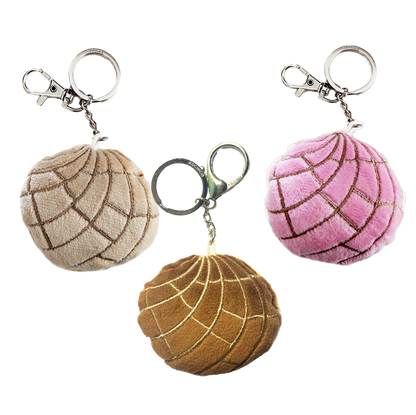 Plush Concha Keychain