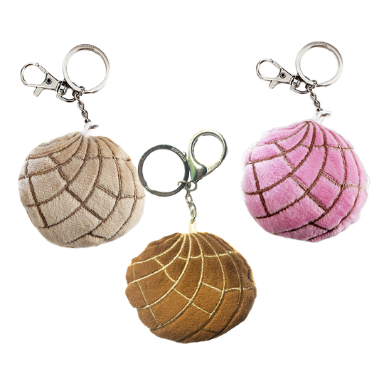 Plush Concha Keychain