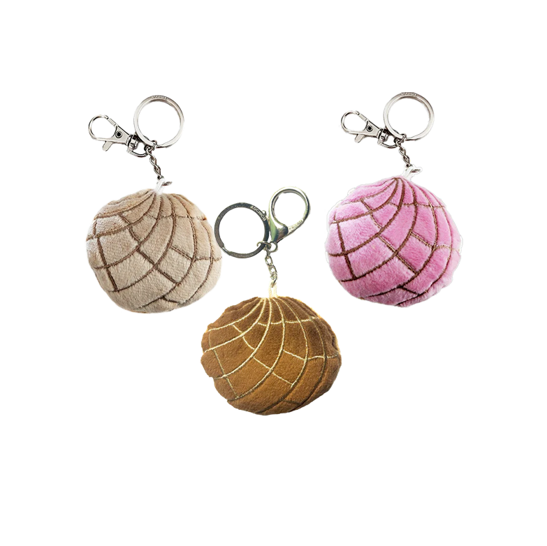 Plush Concha Keychain