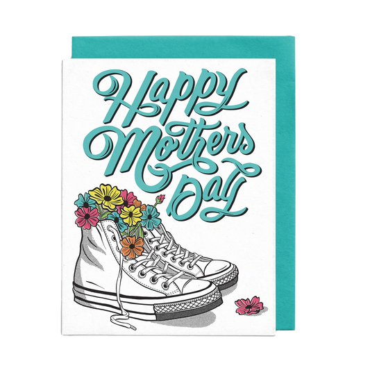 Converse with Flowers Mother's Day Card