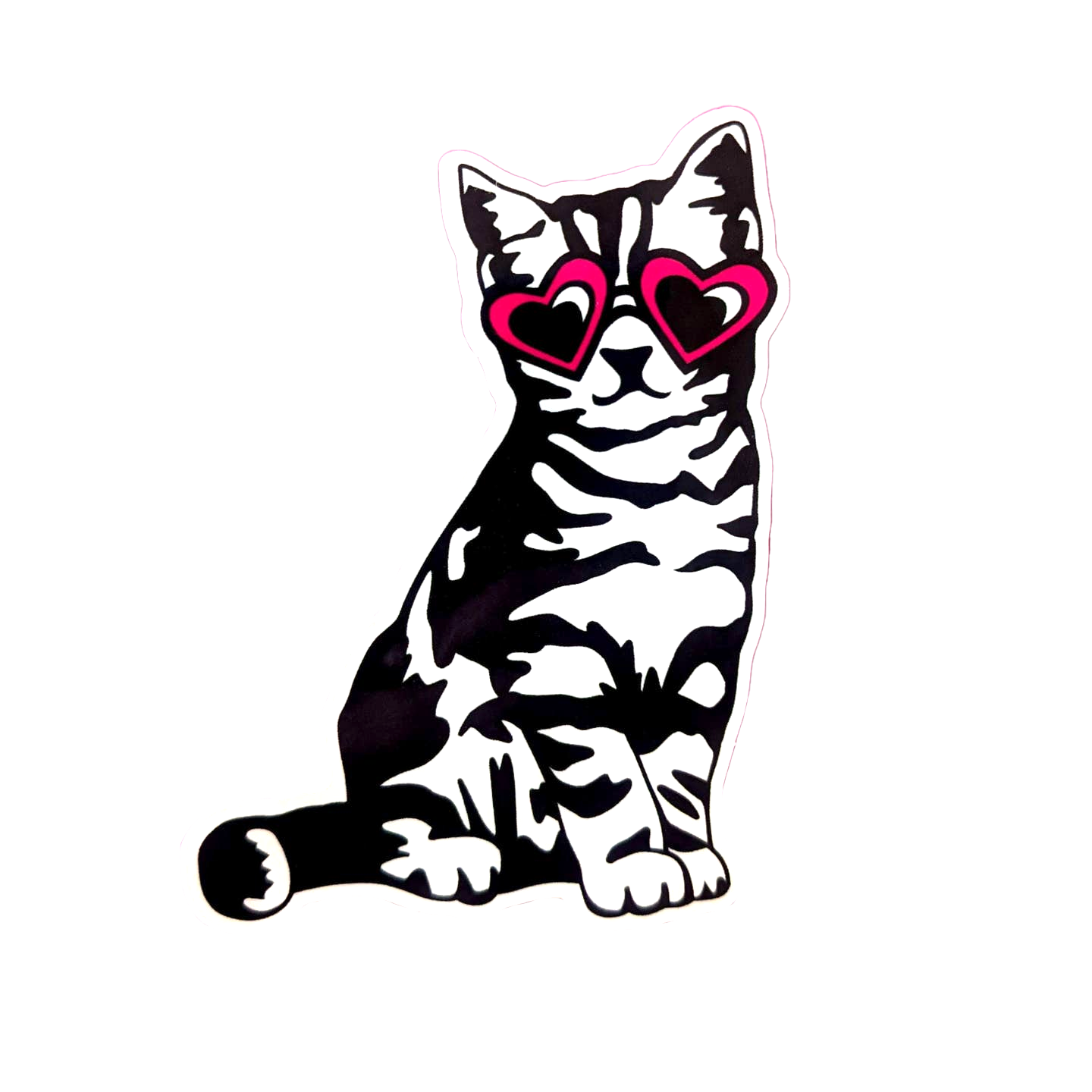 Cool Cat Vinyl Sticker
