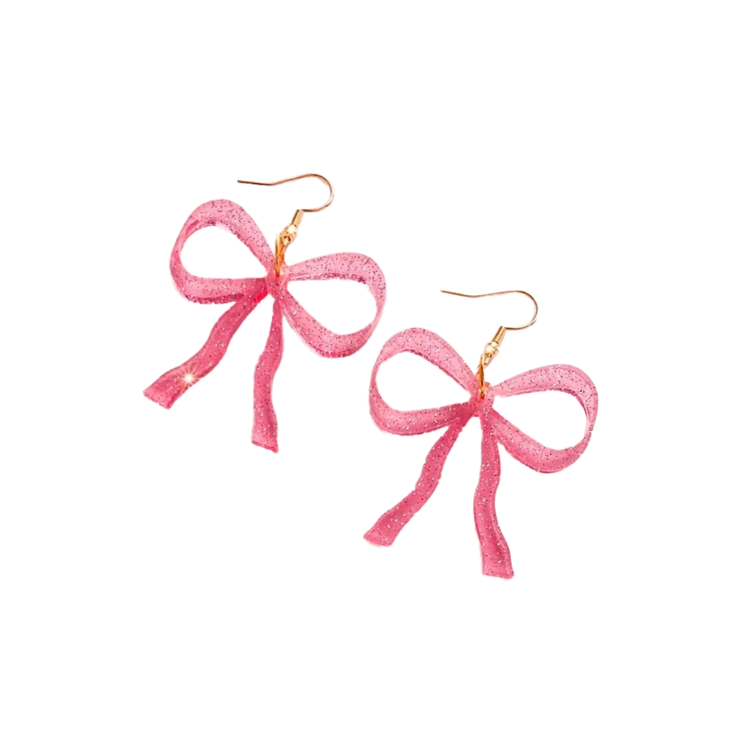 Coquette Bow Dangle Earrings