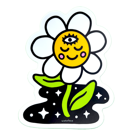 Cosmic Daisy Sticker