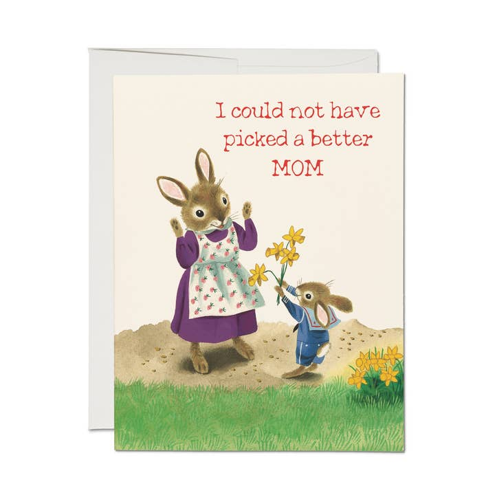 Richard Scarry Daffodil Mother's Day Card