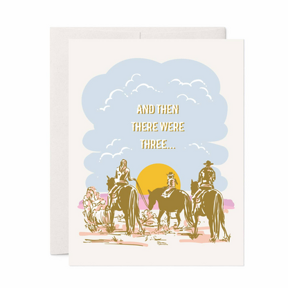 Cowboy New Baby Card