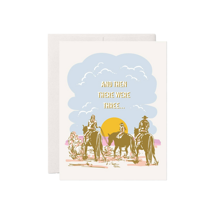 Cowboy New Baby Card