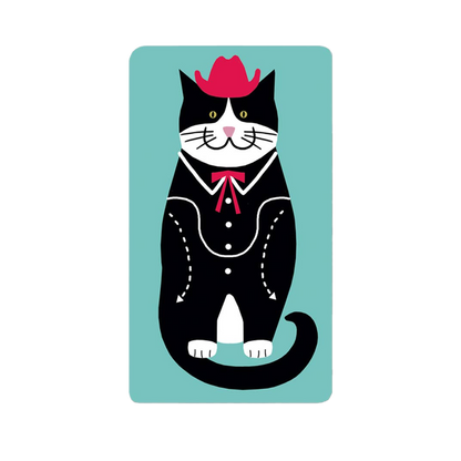 Cowboy Cat Sticker
