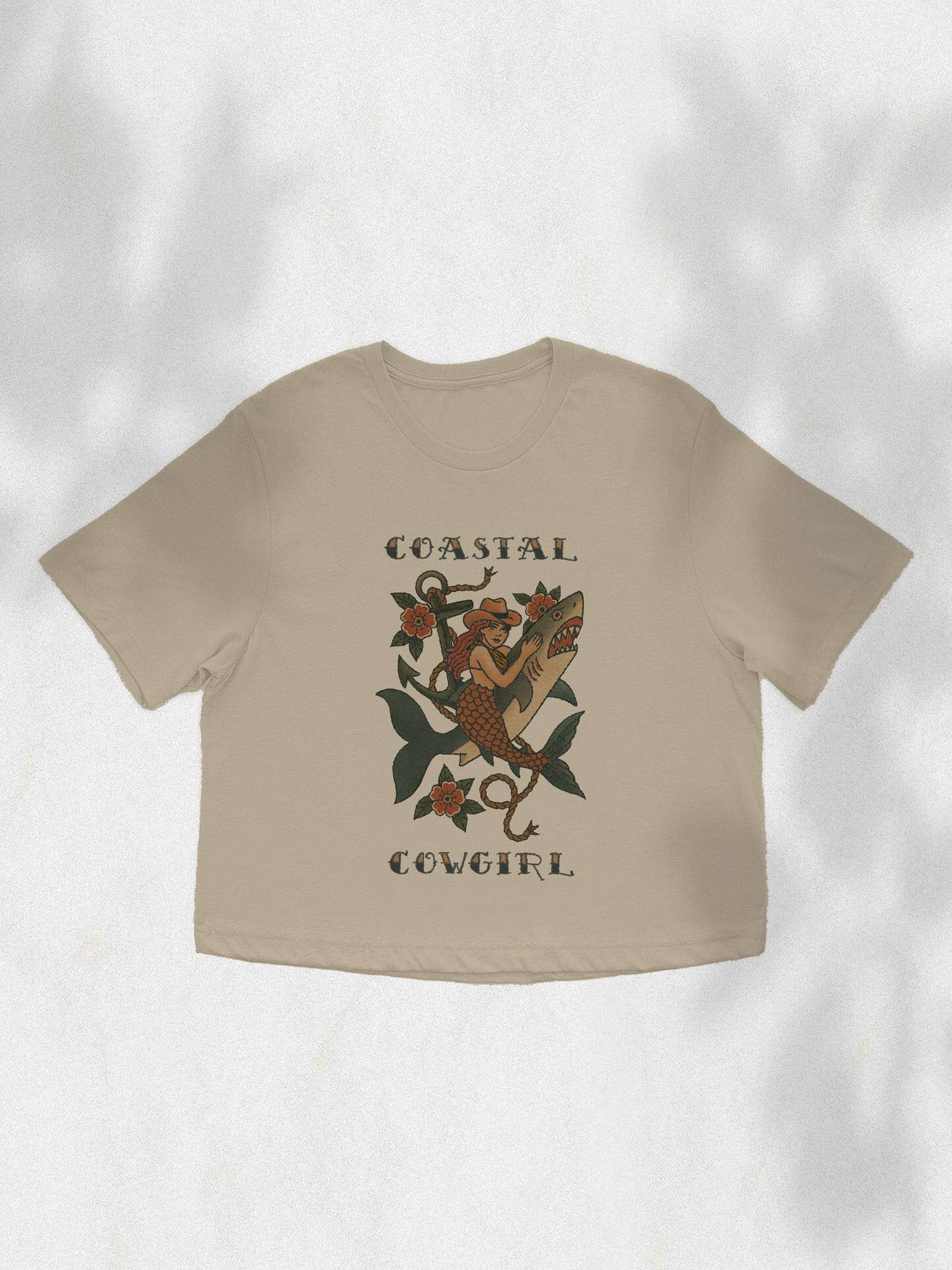 Coastal Cowgirl Cowboy Boxy Crop Top