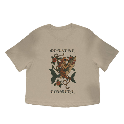 Coastal Cowgirl Cowboy Boxy Crop Top