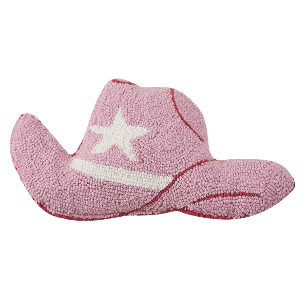 Pink Cowboy Hat Pillow