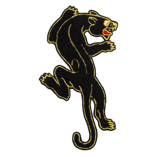 Crawling Panther Chenille Patch