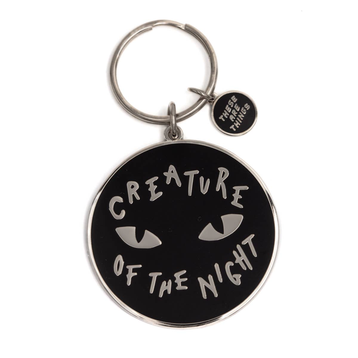 Creature of the Night Enamel Keychain